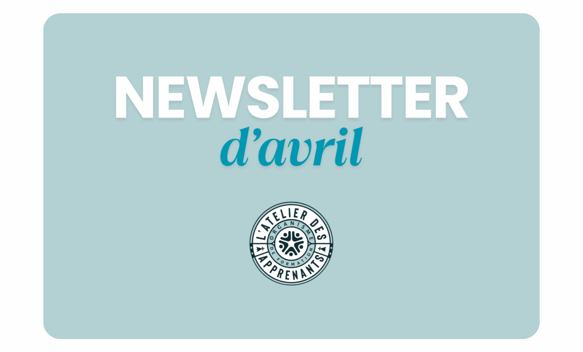 Newsletter d'avril 2025