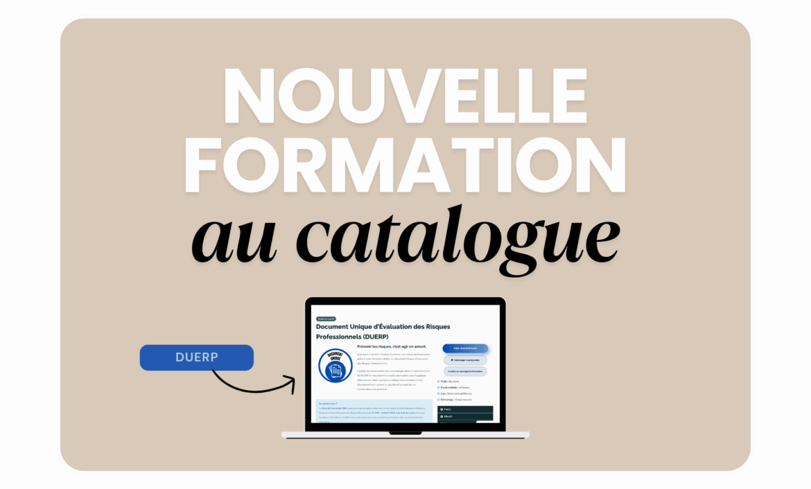 Image nouvelle formation au catalogue