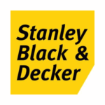 Logo de Stanley Black & Decker, partenaire de l’Atelier des Apprenants, fabricant mondial d’outils et de solutions industrielles
